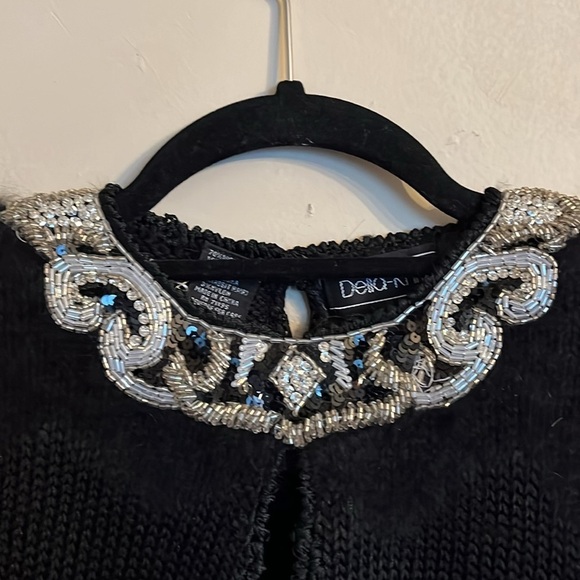 Della Knit VINTAGE sweater Women's Size M wool angora - Picture 2 of 14